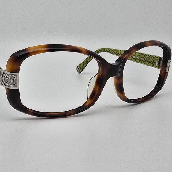 Coach HC8003A L504 Lillian 5031/13 Tortoise Sunglasses Frame w/ Case 59-18-135 - Picture 7 of 16